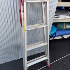 ホクセイ日軽　L型脚立　HLK-12　兼用　ハシゴ　梯子　作業　折りたたみ　中古　④の画像