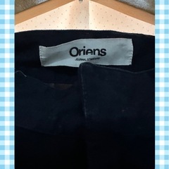 oriens  パンツ　ボトムス　チノパン　ズボン Mサイズ　ネイビー＆グレーの画像