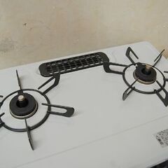 ガステーブル 都市ガス 2024年製 幅59cm リンナイ RT64JHS2 クリームベージュ 左強火 水なしグリル Rinnai    札幌市 清田区 平岡の画像