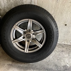 タイヤ　アルミホイール265/70R16 アルミホイール付4本　...