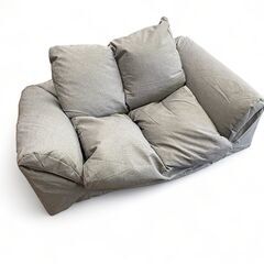 【美品☆】アキレス 2WAY ソファベッド ソファー グレー 1...
