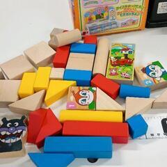 0520-401 アンパンマン 天才脳 筒入りつみき　※未検品の画像