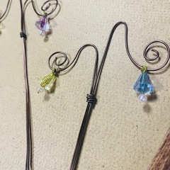 ミニチュア　電灯②２本の画像