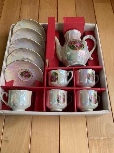 コーヒーカップ　セット　紅茶　　シルプル　お皿
