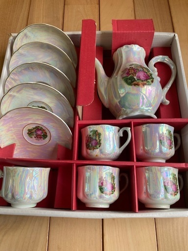 コーヒーカップ　セット　紅茶　　シルプル　お皿