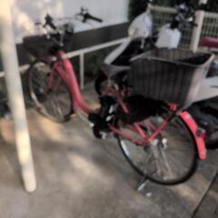 PAS with電動アシスト自転車　訳あり　両輪パンクをしました。