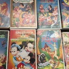 【取引中】ディズニービデオ12本セットの画像