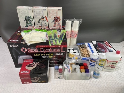 値下げしました！】プラモデル➕AIRTEX塗装ブース➕塗装エアー