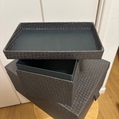 収納ケース/大小2点セットの画像