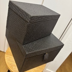 収納ケース/大小2点セットの画像