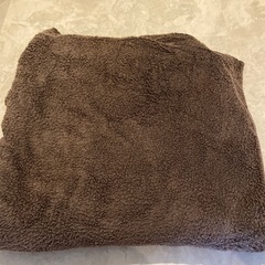 無印良品　大判タオルケット　ブラウン　茶色　シーツ　タオル敷布団...