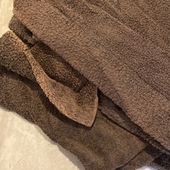無印良品　大判タオルケット　ブラウン　茶色　シーツ　タオル敷布団　マッサージ　エステの画像