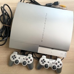 PS3 本体　ジャンク　コントローラー 2つ付き