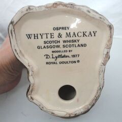 陶器ボトル ホワイトマッカイ ロイヤルドルトン社製 オスプレイ ROYAL DOULTON WHYTE＆MACKAY オブジェ インテリア 西岡店の画像