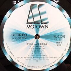 スティーヴィー・ワンダー/ Stevie Wonder　LPレコード　「イン・スクエア・サークル/In Square Circle」の画像