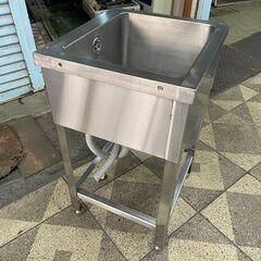 １槽シンク　500×460×800 BG無し　厨房機器　業務用　中古の画像