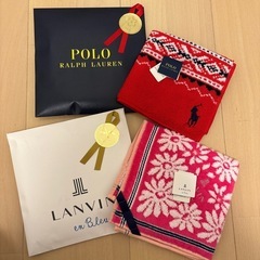 POLO LANVIN ポロラルフローレン　ランバン　ハンドタオルの画像