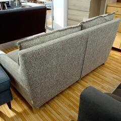 【リユースのサカイ八街店】★ジモティ割あり★ 二人掛けソファー　グリーン系　クリーニング済　YJ6159の画像