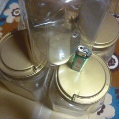 　お洒落なプラ容器　5個　バラでも可能です。の画像