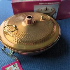 純銅製しゃぶしゃぶ鍋26cmの画像