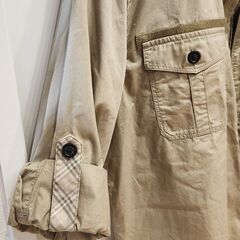 BURBERRY BLACK LABEL 7分丈シャツの画像