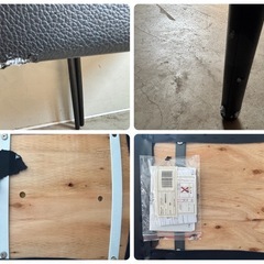 ニトリ ダイニングチェア 2客 スタッキングチェアの画像