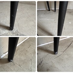 ニトリ ダイニングチェア 2客 スタッキングチェアの画像