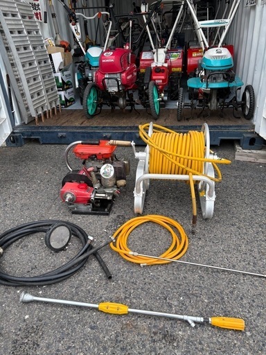 ?【動噴】小型  アルミリールホース・穂先付 園芸・造園業【農機具･耕運機の高価買取アールワン田川】