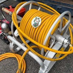 🌷【動噴】小型  アルミリールホース・穂先付 園芸・造園業【農機具･耕運機の高価買取アールワン田川】の画像