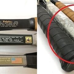 ss7550 硬式テニスラケット 3本セット ヘッド JANE PRO プリンス トーナメントグラファイト シリーズ110 ヴォルファ V-701 ラケット まとめ売り 男性向け？ ソフトケース付 テニスラケットの画像