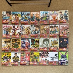 漫画　アオアシ (1-28巻)[TORICO限定クリアカード3種セット付き] の画像