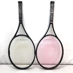 ss7551　硬式テニスラケット 2本セット ウィルソン ティアラ ウィンブルドン エリザ ラケット まとめ売り 女性向け？ ソフトケース付 テニスラケット 中古の画像