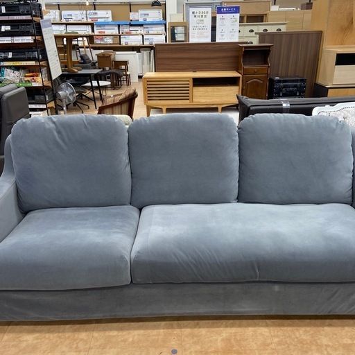 IKEA  カウチソファー　ネイビー