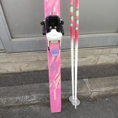 スキー板  ストックの画像