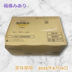 《予定者様確定 0526 1830》強炭酸水　レモンフレーバー　1箱