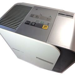 新札幌◆Panasonic/パナソニック ハイブリッド(加熱気化)式加湿器 FE-KXD07-S◆2008年製/ブライトシルバー/元箱付き No.3381の画像