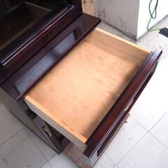 スリム収納棚　カリモク　リユース品の画像