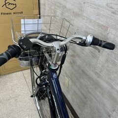★ジモティ割あり★TJ11681 BRIDGESTONE 電動自転車 27インチ 紺色 クリーニング済みの画像