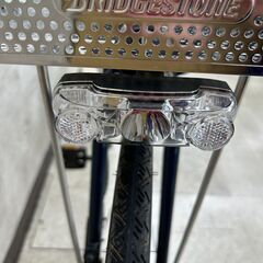 ★ジモティ割あり★TJ11681 BRIDGESTONE 電動自転車 27インチ 紺色 クリーニング済みの画像