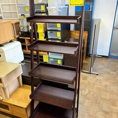 【FU2334】★ブックシェルフ 茶 ブラウン ラック 家具 ク...
