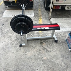【ベンチプレスセット　80kg】【iROTEC】【管理番号120...