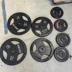 【ベンチプレスセット　80kg】【iROTEC】【管理番号12005】伊の画像