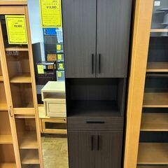 【FU2335】★ニトリ ミラー付シューズボックス 茶 ブラウン...