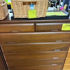【FU2336】★7段チェスト ブラウン 茶 タンス 家具 クリ...