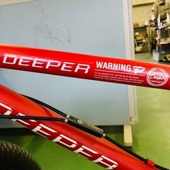 値下げ　BMXタイプ 子供用自転車 DEEPER（ディーパー） レッドの画像