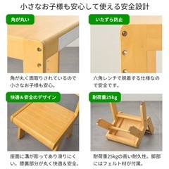 美品　キッズデスク　グレー　机　椅子　チェア　おもちゃ棚　ラックの画像