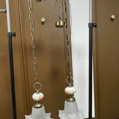 コイズミ　ペンダントライト　２個セット　イタリア製　シャンデリア...