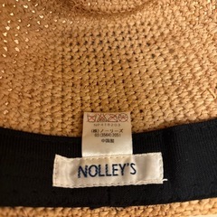 nolley's ノーリーズ　麦わら帽子　の画像