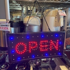 【引き取り限定】中古品　OPEN看板　オープン　電飾看板　　