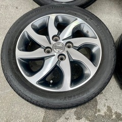 軽自動車に‼️14インチアルミホイール‼️タイヤ交換できます‼️の画像